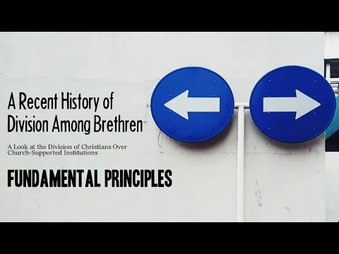 Fundamental Principles Involved in hte Division of Institutions