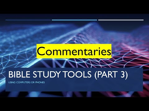 How to Use Commentaries