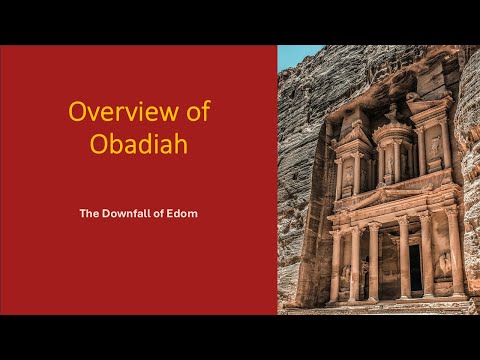 Overview of Obadiah
