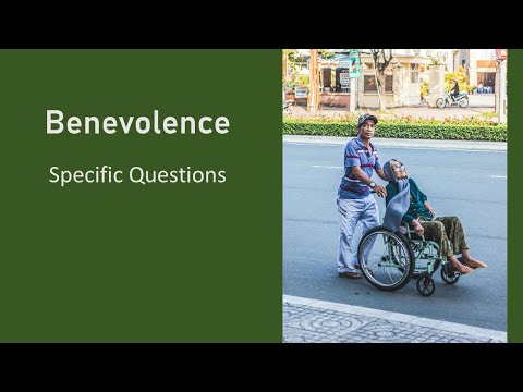 Specific Questions About Church Benevolence